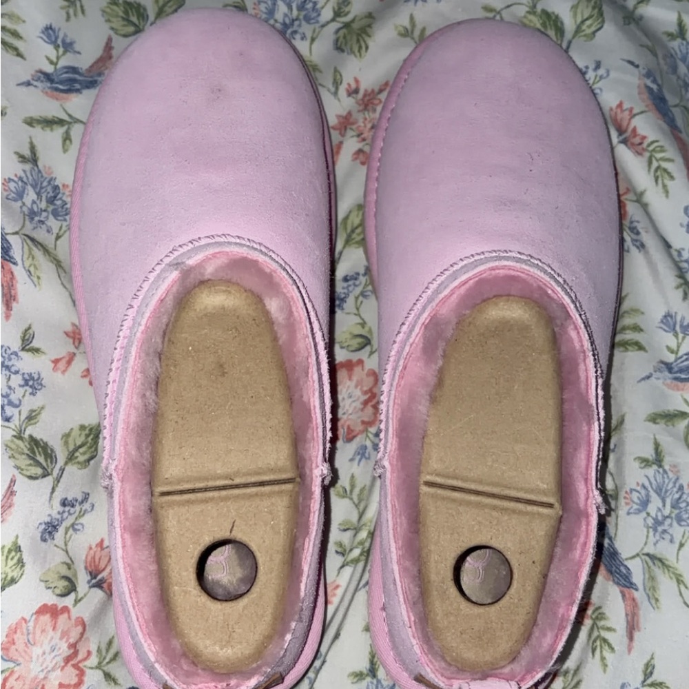 Ugg micro boots pink Shearling-Lined Slippers NWT - image 2